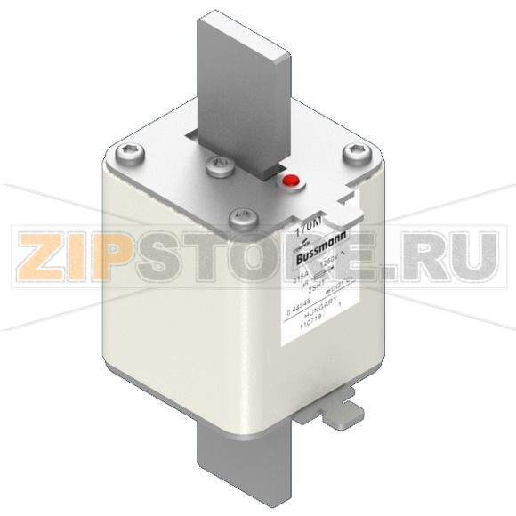 Предохранитель, 315 A, AC 1250 В, 100 кА, size 2, 59x59x150 мм, aR, IEC Eaton FUSE 315A 1250V 2 