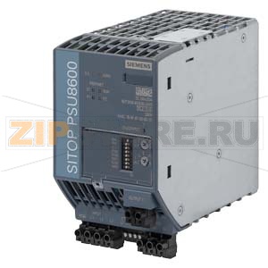 SITOP, стабилизированный блок питания PSU8600 20A PN, вход: 3х-фазный  ~400-500 В, выход: =24 В/20 A, с интерфейсом PN/IE Siemens 6EP3436-8SB00-2AY0 