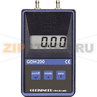 Манометр цифровой, от 0 до 0.1999 бар Greisinger GDH 200-07 