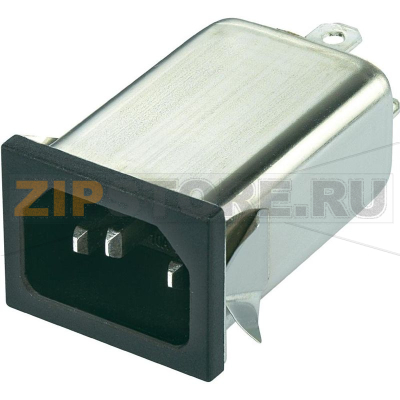 Фильтр сетевой 250 В/AC, 6 A, 0.7 мГн, 59.5x29x22 мм, 1 шт Yunpen YO06T1 