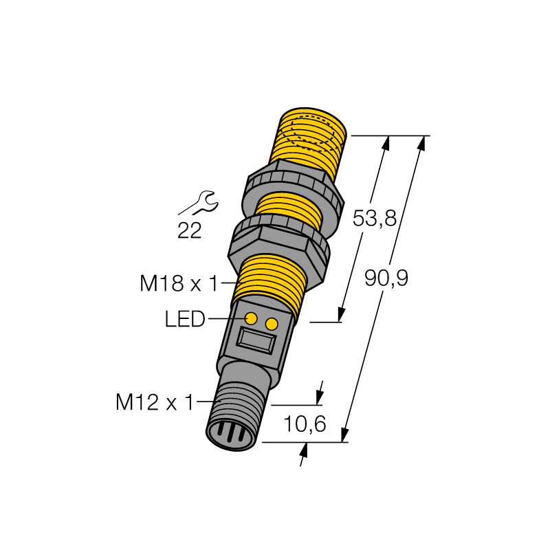Датчик ультразвуковой Turck S18UBAQ 