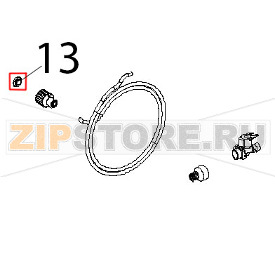 Guarnizione D=24, raccordo 3/4, GOMMA+RETE Unox XL 404 Guarnizione D=24, raccordo 3/4, GOMMA+RETE Unox XL 404Запчасть на деталировке под номером: 13