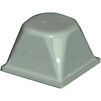 Ножка приборная 20.5х13.2 мм, клейкая, серая, 1 шт Toolcraft PD3206G