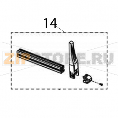 Label supply spindle assembly TSC MH340 Label supply spindle assembly TSC MH340Запчасть на деталировке под номером: 14Название запчасти TSC на английском языке: Label supply spindle assembly MH340.