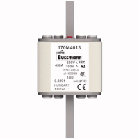 Предохранитель, 450 A, AC 690 В, 200 кА, DIN 1, 53x53x108 мм, aR, DIN, IEC Eaton FUSE 450A 690V