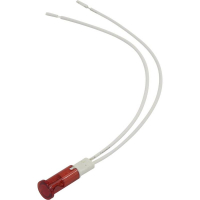 Лампа светодиодная, красная, 1 шт TRU Components 1524024