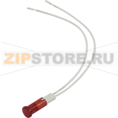Лампа светодиодная, красная, 1 шт TRU Components 1524024 