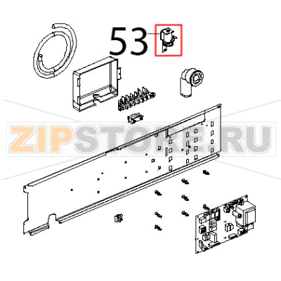 Attuatore venturi 220 V, 50/60 Hz Unox XBC 604P Attuatore venturi 220 V, 50/60 Hz Unox XBC 604PЗапчасть на деталировке под номером: 53