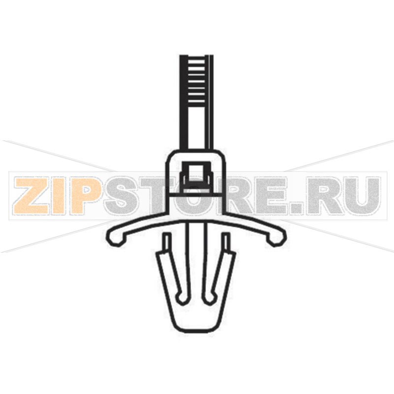 Стяжка кабельная 112 мм, серая, 1 шт KSS PWVS100 