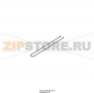 ТЭН-171А8/0,8T230 Abat ПЭП-6 ТЭН-171А8/0,8T230 для электрической печи для пиццы Abat ПЭП-6
Производитель: ЧувашТоргТехника

Запчасть изображена на деталировке под номером:&nbsp;120000044939