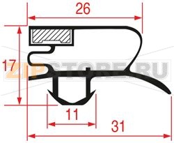 УПЛОТНИТЕЛЬ ВСТАВНОЙ 1590X580 ММ 