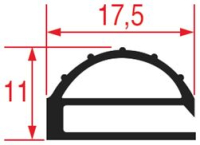 УПЛОТНИТЕЛЬ ПОД ПАНЕЛЬ 2010 - 2300 ММ