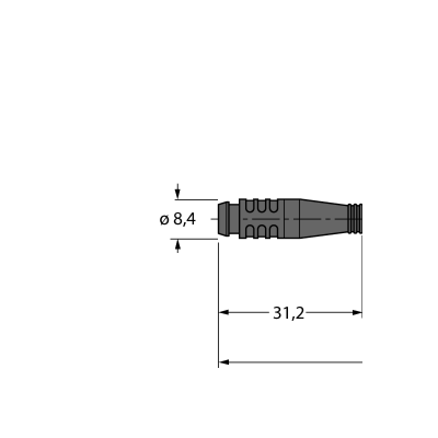 Кабель PVC Turck PSG3S-5/TEL 