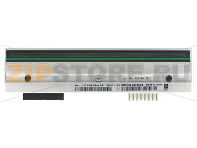 Печатающая термоголовка Zebra ZE500-6LH (203dpi) Печатающая термоголовка Zebra ZE500-6LH (203dpi)Запчасть на сборочном чертеже под номером: 1Количество запчастей в устройстве: 1Название запчасти Zebra на английском языке: Printhead 203 dpi