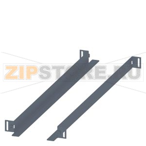 SIVACON, slide rail, for 19&quot; Fixed mounting, T: 800 mm, zinc-plated Siemens 8MF1008-2HG12 