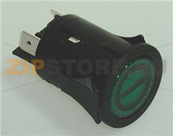 INTERRUTTORE BIPOLARE VERDE 16(6)A 250V 
