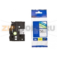 Самоклеящаяся непрерывная ламинированная лента Brother черн/прозр (шир. 36 мм)