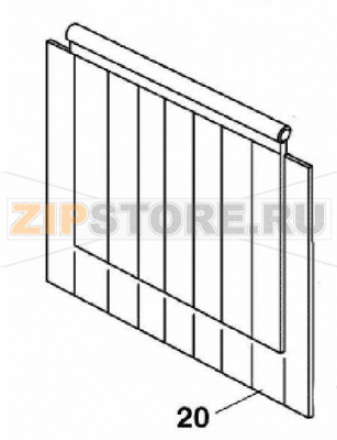 36Z0720 - Splash guard Angelo Po C165D 