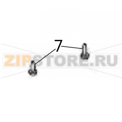 Pan head p tight screw Sato DR308e Pan head p tight screw Sato DR308eЗапчасть на деталировке под номером: 7Название запчасти на английском языке: Pan head p tight screw Sato DR308e.