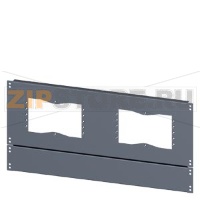 SIVACON, base, with cutouts for flanges, IPXX, T: 500 mm, W: 800 mm, zinc-plated Siemens 8MF1085-2UB52-0