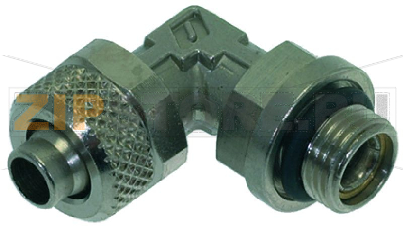 КОЛЕНЧАТЫЙ ФИТИНГ 1/8"M Ø 8/6 НИКЕЛЬ 