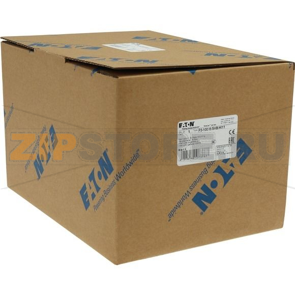 Выключатели главные, P3, 100 A, монтаж на поверхность, 3-полюсн Eaton P3-100/I5/SVB/HI11 