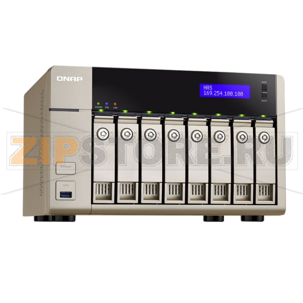 Накопитель сетевой QNAP TVS-863-PLUS 