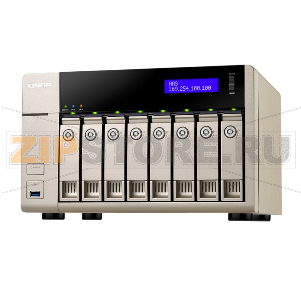 Накопитель сетевой QNAP TVS-863-PLUS 