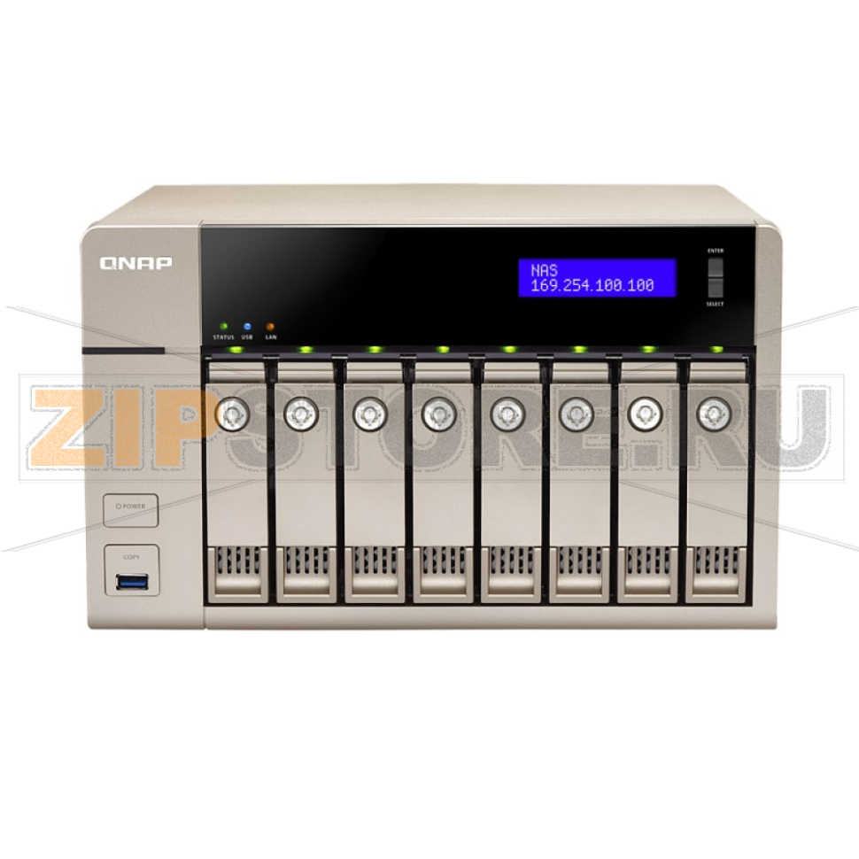 Накопитель сетевой QNAP TVS-863-PLUS 