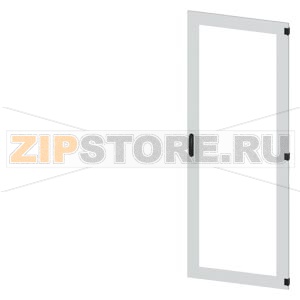 SIVACON, door, right, inspection window, IP55, H: 2200 mm, W: 800 mm, RAL 7035, Protection class 1 Siemens 8MF1280-2UT14-0BE2 
