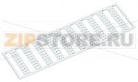 Маркировочная карта WMB; в картах; not stretchable; без печати; с креплением на защелке; белые Wago 793-501