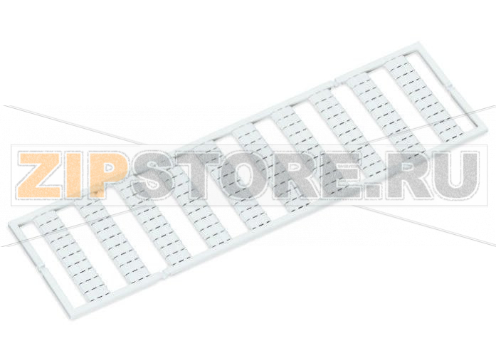 Маркировочная карта WMB; в картах; not stretchable; без печати; с креплением на защелке; белые Wago 793-501 