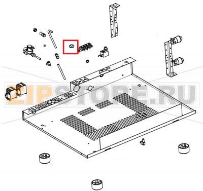 Gommino passacavo 0i15 mm Tecnoeka EKF 464    Gommino passacavo 0i15 mm Tecnoeka EKF 464Запчасть на сборочном чертеже под номером:&nbsp;00006050Название запчасти на итальянском языке:&nbsp;Gommino passacavo 0i15 mm Tecnoeka EKF 464
