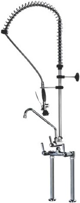 КРАН С ДВОЙНЫМ ОТВЕРСТИЕМ И ПОДЪЕМНЫМИ РАМАМИ 430 ММ 