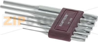 КОМПЛЕКТ ИЗ 6 ЦИЛИНДРИЧЕСКИХ ПРОБОЙНИКОВ - 2/3/4/5/6/8 ММ 