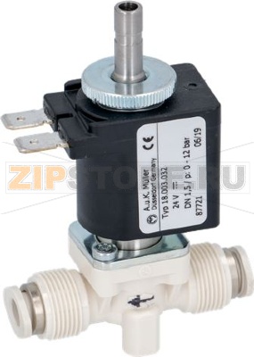 SOLENOID VALVE MULLER 3 WAYS 24Vdc 