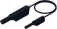 Провод тестовый 1 м, черный Hirschmann MAL S WS 2-4 100/1 SCHWARZ / B