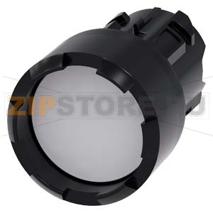 АКТУАТОР КНОПКИ, 22MM, КРУГЛ., ПЛАСТИК, КНОПКА БЕЛАЯ RAISED FRONT RING, CASTELLATED БЕЗ ФИКСАЦИИ Siemens 3SU1000-0DB60-0AA0 