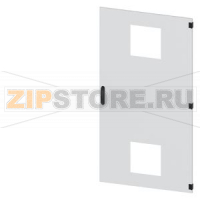 SIVACON, door, right, with cutout for filter fan, with ventilation openings H: 1800 mm, W: 900 mm, RAL 7035, Protection class 1 Siemens 8MF1890-2UT14-3BA2