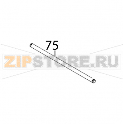 Spring hold shaft Sato FX3-LX Spring hold shaft Sato FX3-LXЗапчасть на деталировке под номером: 75Название запчасти на английском языке: Spring hold shaft Sato FX3-LX.