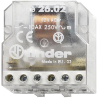 Реле импульсное 12 V (AC), 10 А, 2500 VA Finder 26.02.8.012.0000