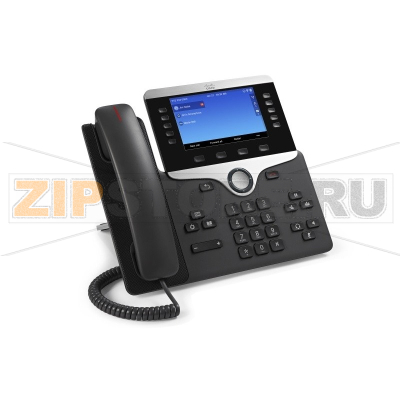 IP-телефон 48 В/DC, 2xGE, 5xSIP, 5 LCD, 800x480 пкс Cisco CP-8841-R-K9= 