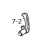 Printer carriage release lever (R), MOQ 5 pcs TSC TTP-244 Pro