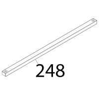 Barra quadra 300-330 zincata Sirman Palladio 350 Automec
