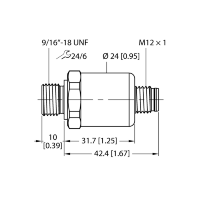 Датчик давления Turck PT150PSIG-1121-I2-H1143