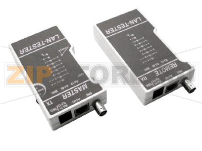 Hyperline HL-NCT1 Тестер LT-100 для витой пары, коаксиала, телефона (кож.зам.чехол) 