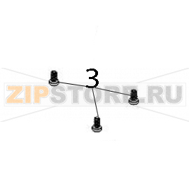 Screw, TP2*4, MOQ 50 pcs TSC TDM-30 Screw, TP2*4, MOQ 50 pcs TSC TDM-30Запчасть на деталировке под номером: 3