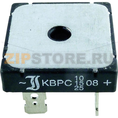 Мост диодный 25 А, 100 В, кремниевый, однофазный, корпус: KBPC Diotec KBPC10/15/2501FP 