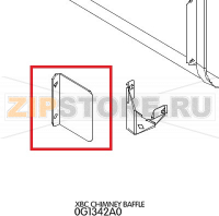 Chimney baffle Unox XVC 105