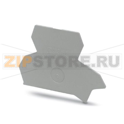 Концевая крышка Phoenix Contact D-UKK 4 Длина: 72 мм, Ширина: 1,5 мм, Высота: 59 мм, Цвет: cерый.Минимальный заказ: 50 шт.Упаковка: 50 шт.